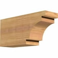thumbnail image 1 of 3 1/2"W x 6"H x 12"L Mediterranean Smooth Rafter Tail, Western Red Cedar, 1 of 4