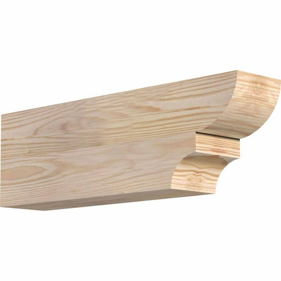 3 1/2"W x 6"H x 18"L Ridgewood Smooth Rafter Tail, Douglas Fir