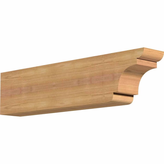 3 1/2"W x 6"H x 24"L New Brighton Smooth Rafter Tail, Western Red Cedar