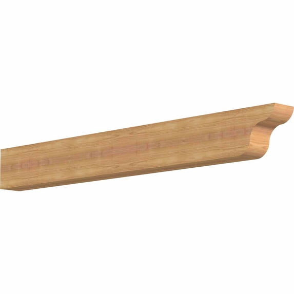 3 1/2"W x 6"H x 48"L Carmel Smooth Rafter Tail, Western Red Cedar