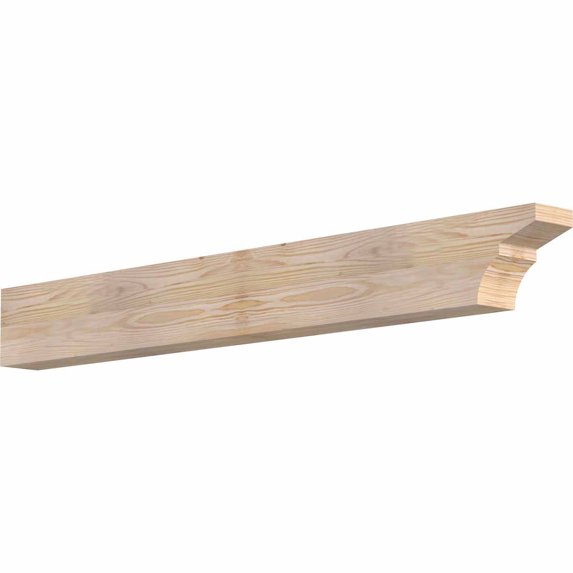 3 1/2"W x 6"H x 48"L Monterey Smooth Rafter Tail, Douglas Fir