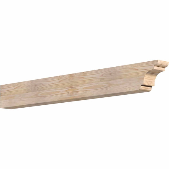 3 1/2"W x 6"H x 48"L New Brighton Smooth Rafter Tail, Douglas Fir