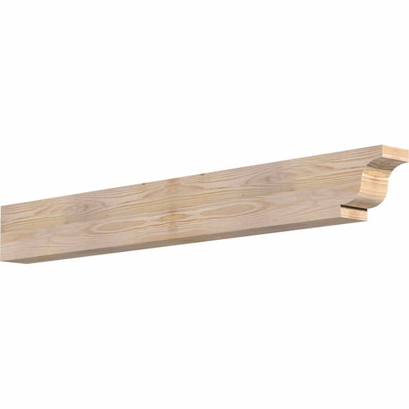 3 1/2"W x 6"H x 48"L Newport Smooth Rafter Tail, Douglas Fir