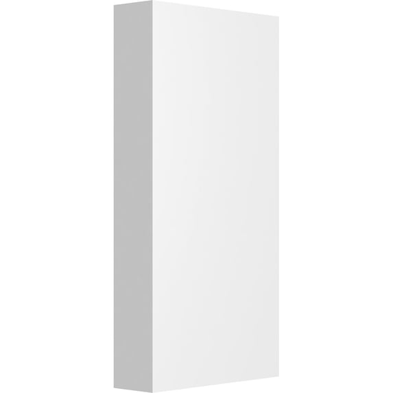 3 1/2"W x 7"H x 1"P Standard Foster Plinth Block with Square Edge