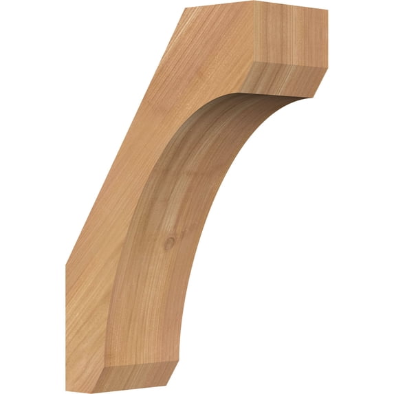 3 1/2"W x 8"D x 12"H Legacy Smooth Knee Brace, Western Red Cedar