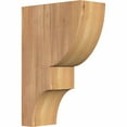 thumbnail image 1 of 3 1/2"W x 8"D x 12"H Ridgewood Smooth Corbel, Western Red Cedar, 1 of 9