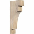 thumbnail image 1 of 3 1/2"W x 8"D x 20"H Mediterranean Smooth Corbel, Douglas Fir, 1 of 9