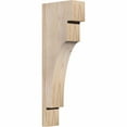 thumbnail image 1 of 3 1/2"W x 8"D x 24"H Mediterranean Smooth Corbel, Douglas Fir, 1 of 9