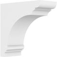 thumbnail image 1 of 3 1/2"W x 8"D x 8"H Standard Hughes Architectural Grade PVC Bracket, 1 of 5