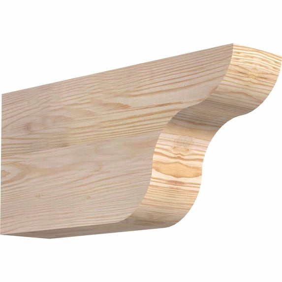 3 1/2"W x 8"H x 16"L Carmel Smooth Rafter Tail, Douglas Fir