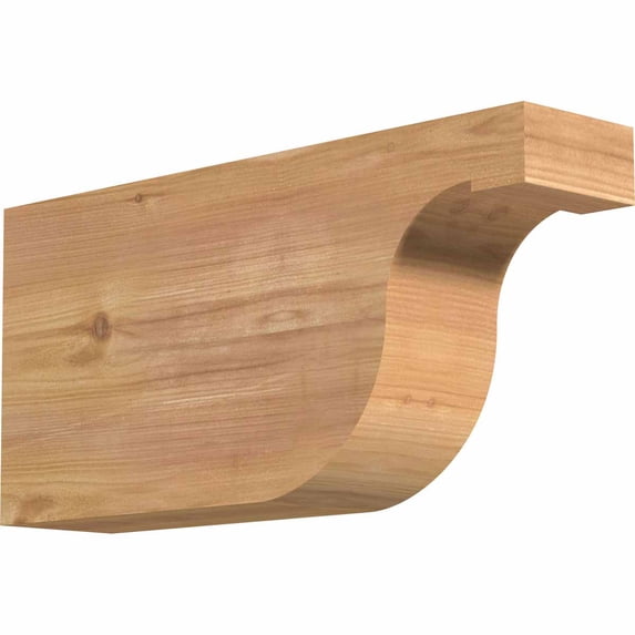 3 1/2"W x 8"H x 16"L Del Monte Smooth Rafter Tail, Western Red Cedar