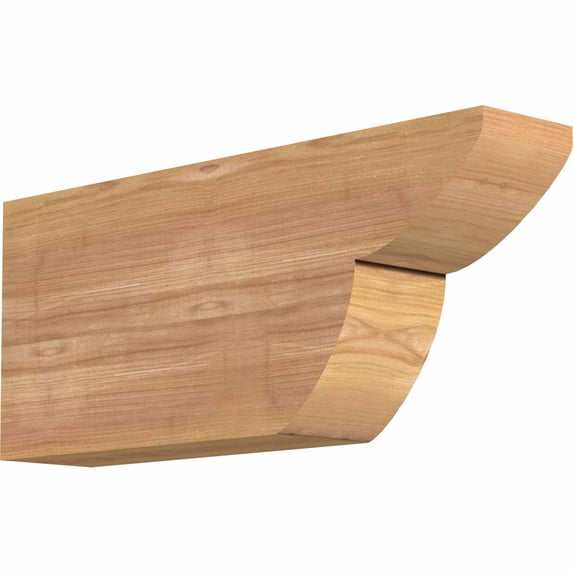 3 1/2"W x 8"H x 18"L Crestline Smooth Rafter Tail, Western Red Cedar
