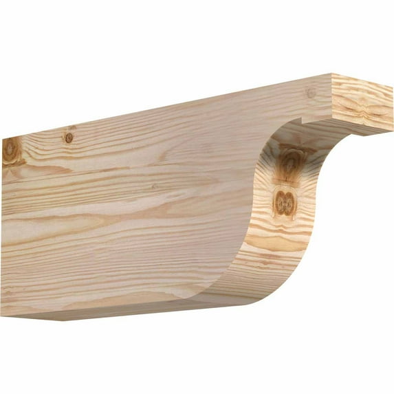 3 1/2"W x 8"H x 18"L Del Monte Smooth Rafter Tail, Douglas Fir
