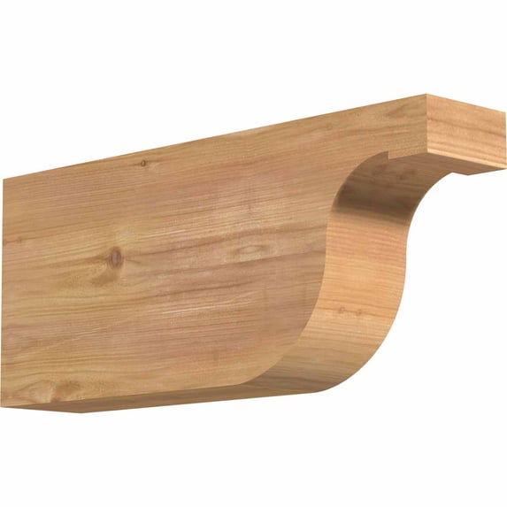 3 1/2"W x 8"H x 18"L Del Monte Smooth Rafter Tail, Western Red Cedar