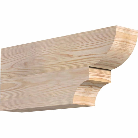 3 1/2"W x 8"H x 18"L Ridgewood Smooth Rafter Tail, Douglas Fir