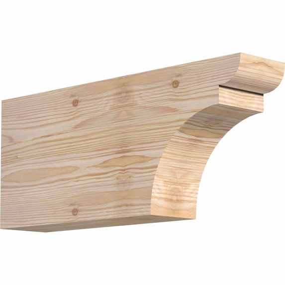 3 1/2"W x 8"H x 18"L Yorktown Smooth Rafter Tail, Douglas Fir