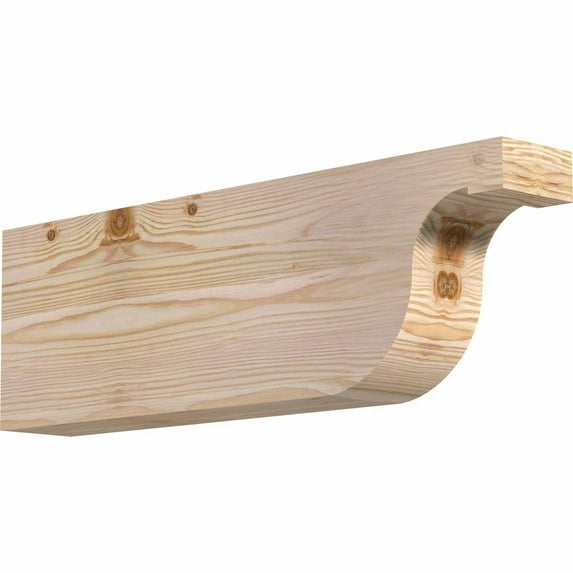 3 1/2"W x 8"H x 24"L Del Monte Smooth Rafter Tail, Douglas Fir