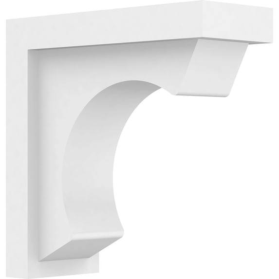 3 1/2"W x 9"D x 9"H Standard Emerson Architectural Grade PVC Bracket