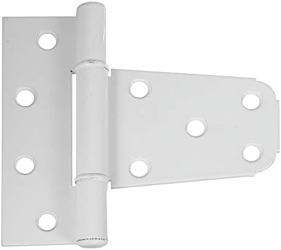 31/2" White Gate Hinge