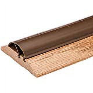 3 1/2" Wide Oak Threshold with Vinyl Seal for Gaps 3/4" - 1 1/8" Made in USA (4 FT)