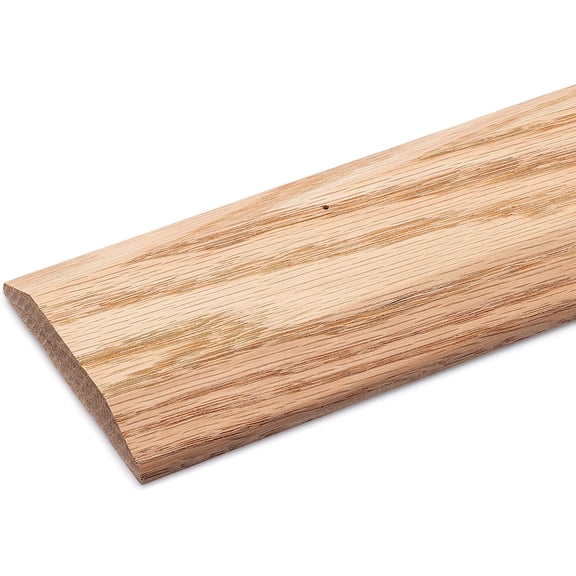 3 1/2" Wide x 5/8" High Unfinished Red Oak Threshold (4 FT Long)