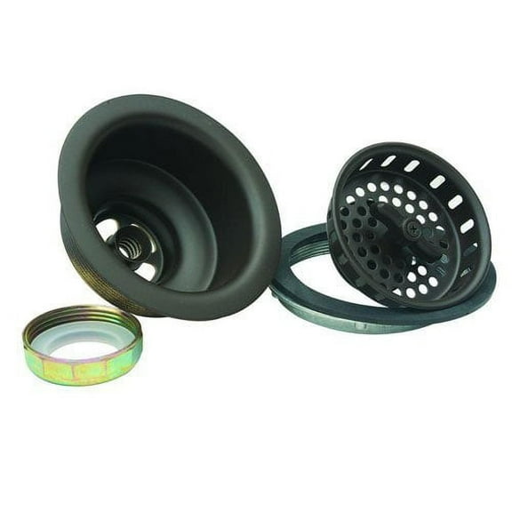 3-1/2" Wing Nut Locking Style Basket Strainer with Nut and Washer in Oil
