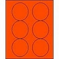thumbnail image 1 of 3 1/3" Round Fluorescent Red Labels for Laser Printers, Inkjet Printers or Copier Machines. (GLC330FR), 1 of 1
