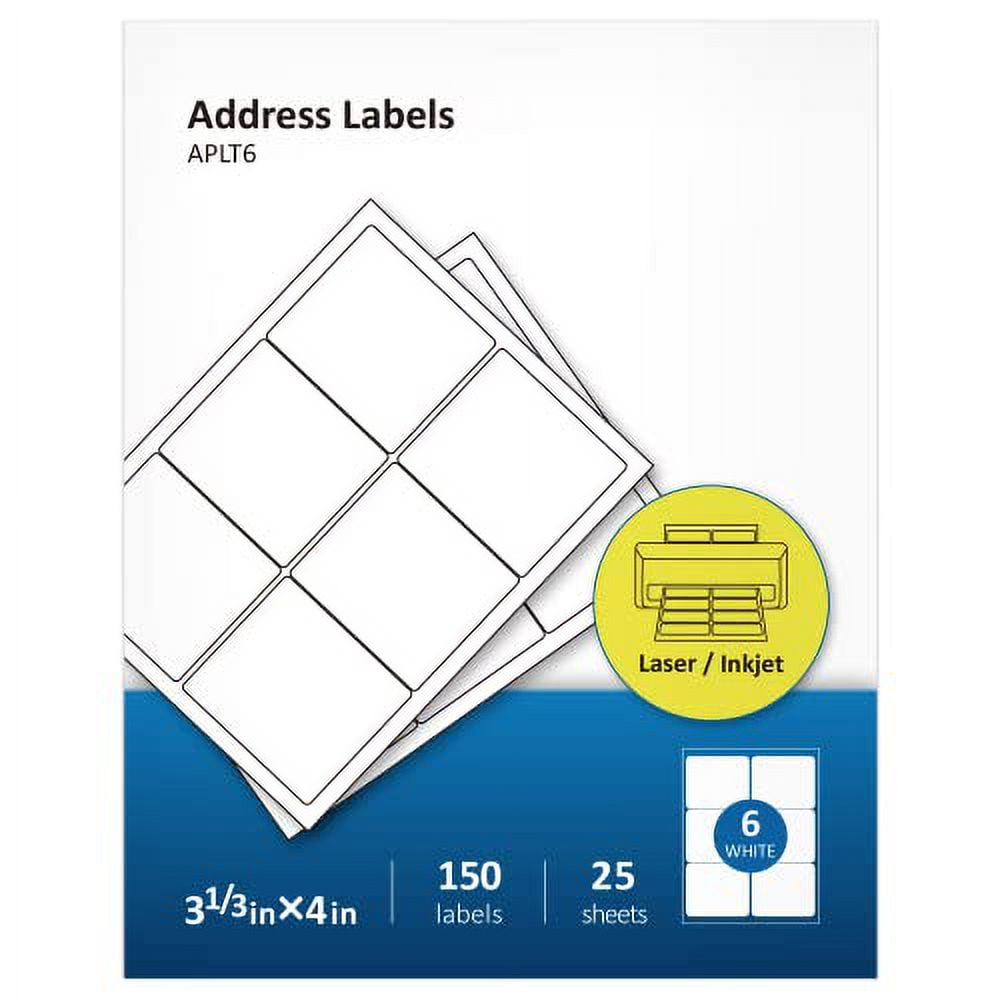 31/3x4 Shipping Address Labels, POLONO Shipping Labels for Laser