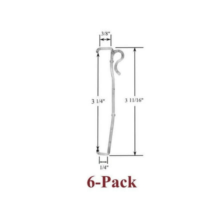 3 1/4" (3.28") Single Slat VALANCE CLIPS for WOOD Mini BLINDS