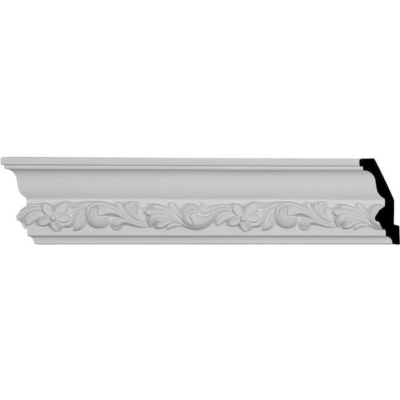 Sussex 94.5" White Urethane Decorative Crown Moulding