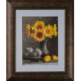 thumbnail image 1 of 3-1/4" Polystyrene 3D Textured Picture Frame by WholesaleArtsFrames-com 20x28, 1538 Series Brown & Copper - Made in USA, 1 of 5