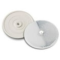 thumbnail image 1 of 102227 3-1/4"" White Centermount Reflector Plastic Backplate RT-90W, 1 of 3