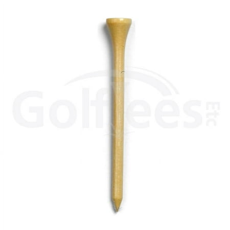 3 1/4" Wooden Golf Tees - Natural - 15 Pack