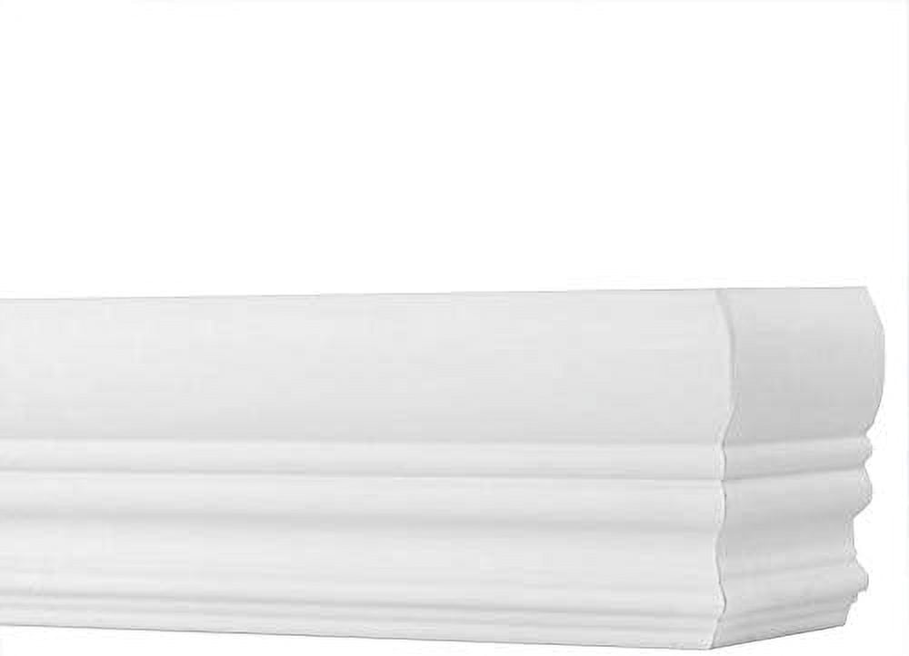 3 1/4" h faux wood crown valance for horizontal and 1 1/2" w