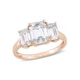 thumbnail image 1 of Everly Women's Moissanite and Created 10K Rose Gold Engagement Ring, 1 of 7