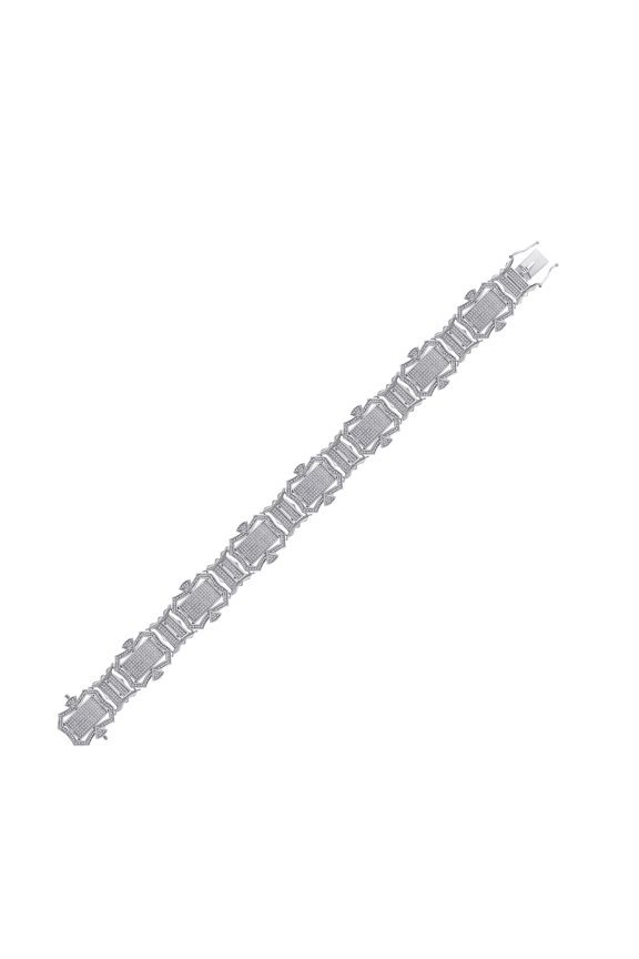 3 1/5CT-DIA MICRO-PAVE BRACELET