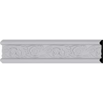 3 1/8"H x 1/2"P x 94 1/2"L Emery Floral Chair Rail