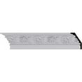 thumbnail image 1 of 3 1/8"H x 2 1/8"P x 3 3/4"F x 94 1/2"L Floral Crown Moulding, 1 of 14