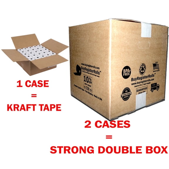3 1/8 X 230 THERMAL PAPER 50 ROLLS HIGHQUALITY PRINTING FOR STAR TSP100 BPA FREE