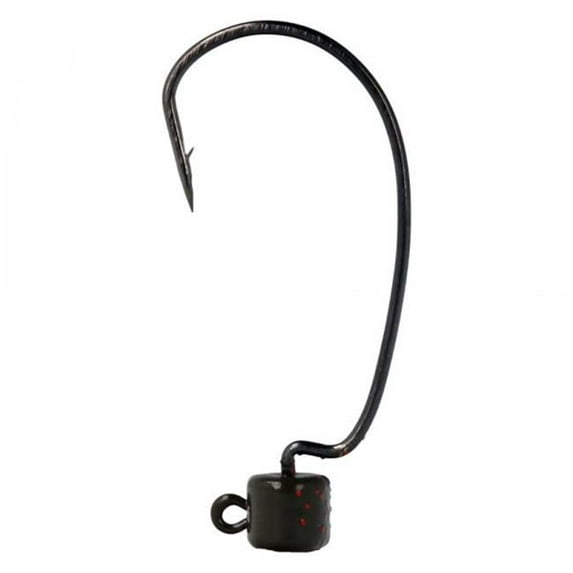 3 & 1-8 oz LS EWG Ned Jig Green & Pumpkin Fishing Hook
