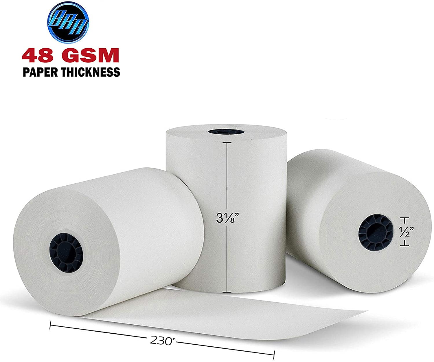 31/8" x 230' Thermal Receipt Paper (200 Rolls), Clover Station