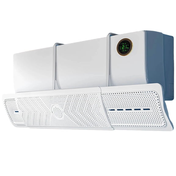 3 In 1 Adjustable Air Conditioner Deflector,Universal Retractable Air Vent Deflector,Ac Vent Deflector,Air Deflector,Wind Deflector,Suitable For Wall-Mounted Air Conditioners All Seasons