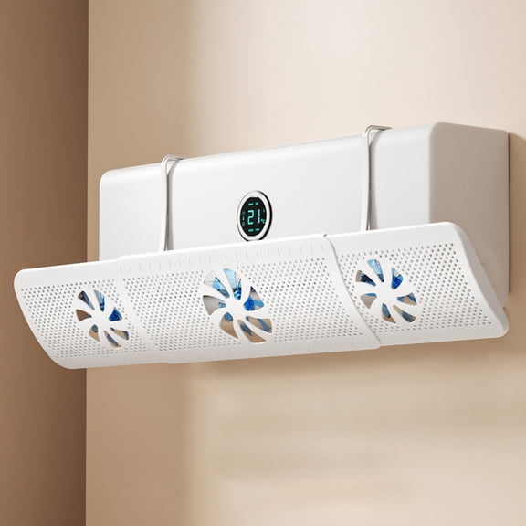 3 In 1 Adjustable Air Conditioner Deflector,Universal Retractable Anti Direct Blowing Retractable Air Conditioner Shiel,Anti Blast Baffle Wind Direction Telescopic Registers