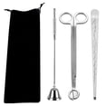 thumbnail image 1 of 3 in 1 Candle Accessory Set - Candle Wick Trimmer, Candle Wick Cutter, Candle Snuffer Extinguisher, Candle Wick Dipper with Gift Package for Candle Lovers, 1 of 8