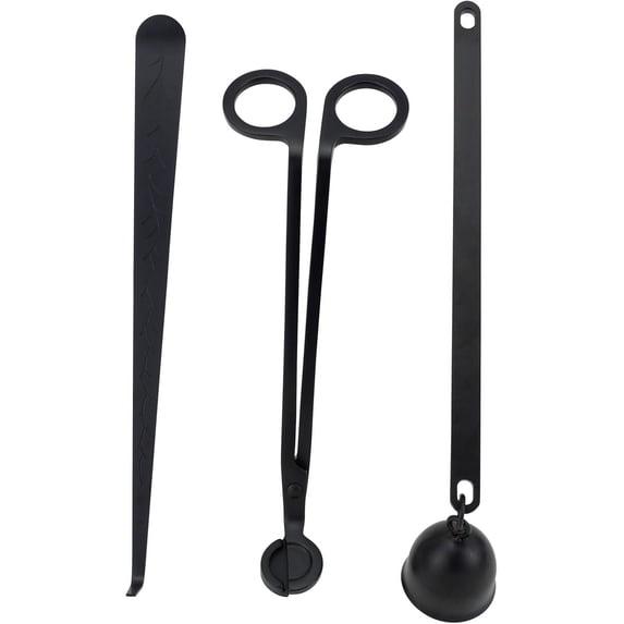 3 in 1 Candle Accessory Set with Candle Wick Trimmer & Wick Dipper ...