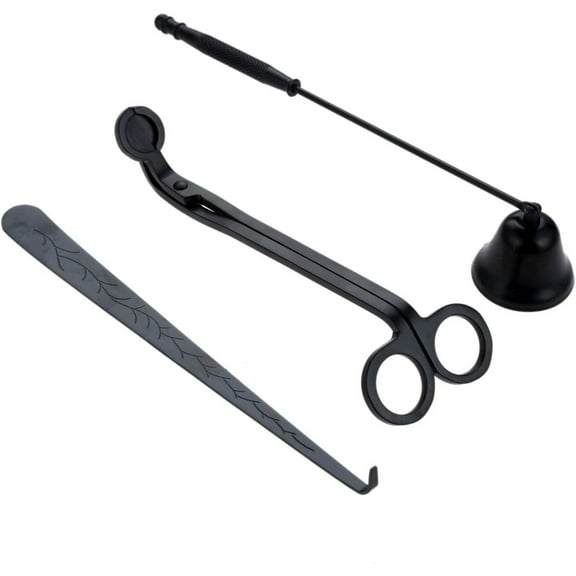 3 in 1 Candle Tools Candle Accessory Set - Candle Snuffer, Candle Wick Trimmer, Candle Wick Dipper - Candle Cutter Candle Maintenance Kit Gift for Candle Lover