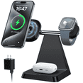 thumbnail image 1 of ETEPEHI 3 in 1 Charging Station: Wireless Charger Compatible for iPhone 16 15 14 13 12 Pro/Pro Max/Plus/Mini, Charging Dock compatible for AirPods 2/3/Pro & iWatch, 1 of 8