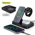 thumbnail image 1 of Elnone 4 In 1 Foldable Wireless Charging Station Dock, Multi Device Charger for iPhone, Apple Watch Series & AirPods, 1 of 7