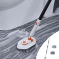 thumbnail image 1 of 3 In 1 Cleaning Brush Set, Rotating Shower Scrubber, Bathroom Tile And Tub Brush, Extendable Handle Floor Brush, Multi Surface Scrub Brush, Toilet Cleaning Tool, 1 of 9