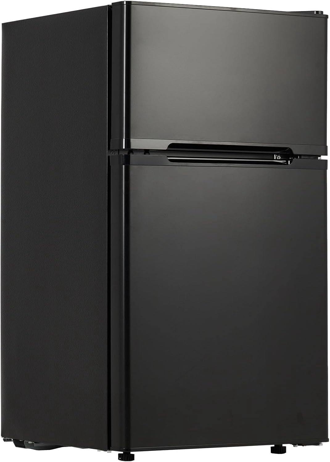 3.1 Cu.Ft Mini Fridge with Freezer, Compact Refrigerator with Double Door, Adjustable Thermostat, Mini Refrigerator for Kichten, Apartment, Bedroom, Office, Black